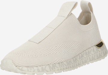 MICHAEL Michael Kors - Sapatilhas slip-on 'BODIE' em bege: frente