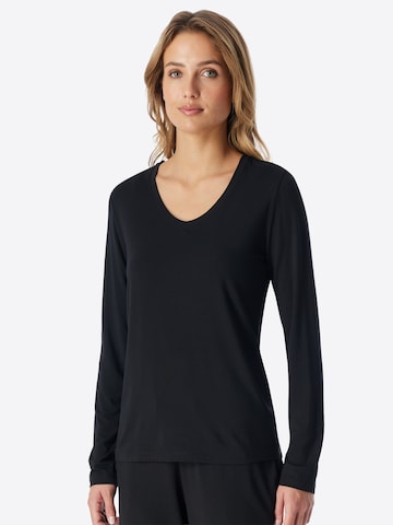 Chemise de nuit ' Mix Relax ' SCHIESSER en noir : devant