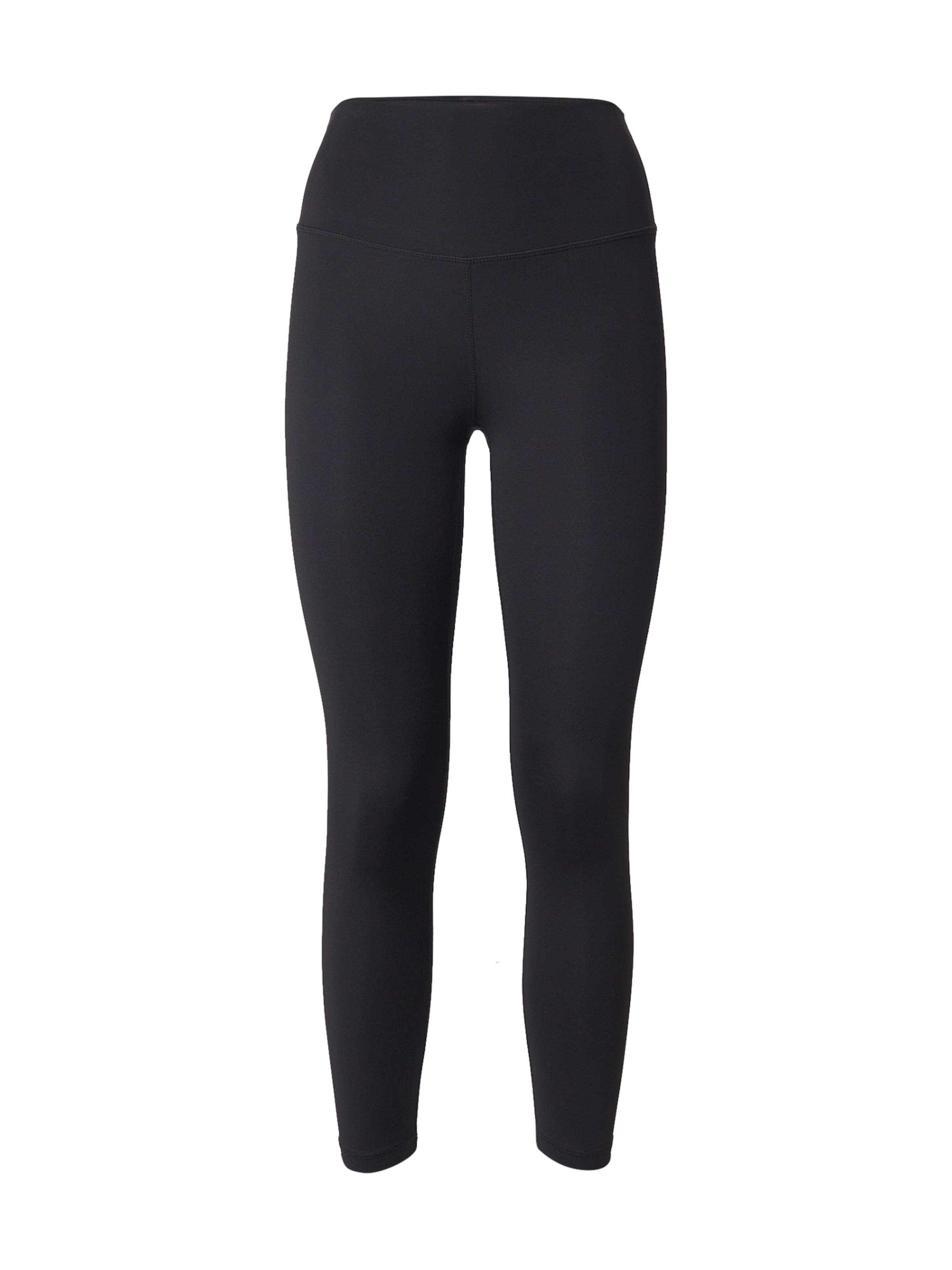 4F Skinny Sporthose in Schwarz: Vorderseite