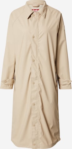 Derbe Between-Seasons Coat in Beige: front