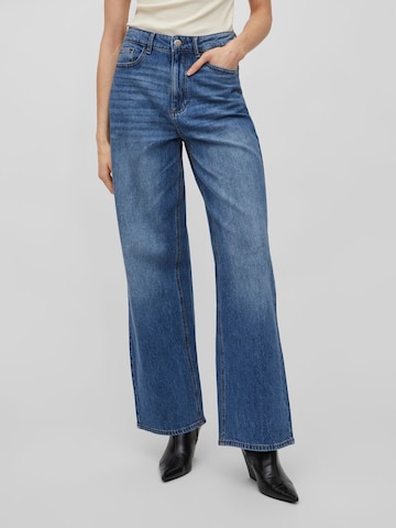 VILA Wide Leg Jeans i blå: forside