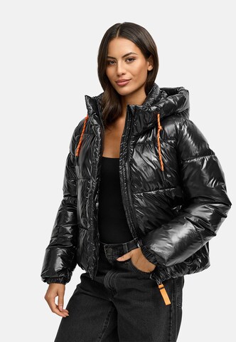 MARIKOO Winterjas 'Skyraa 16' in Zwart