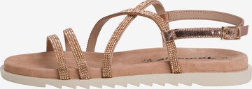 TAMARIS Sandalen met riem 'Woms' in Beige