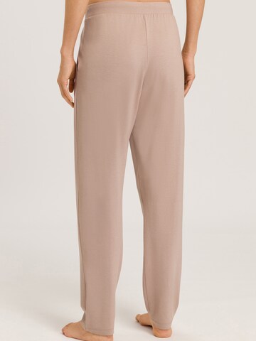 Hanro Pajama Pants 'Sleep & Lounge' in Beige: front