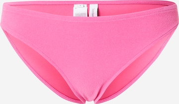 Bas de bikini Calvin Klein Swimwear en rose : devant