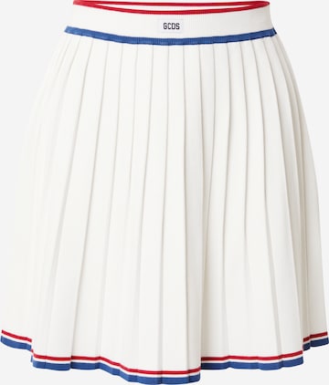 GCDS Skirt in White: front
