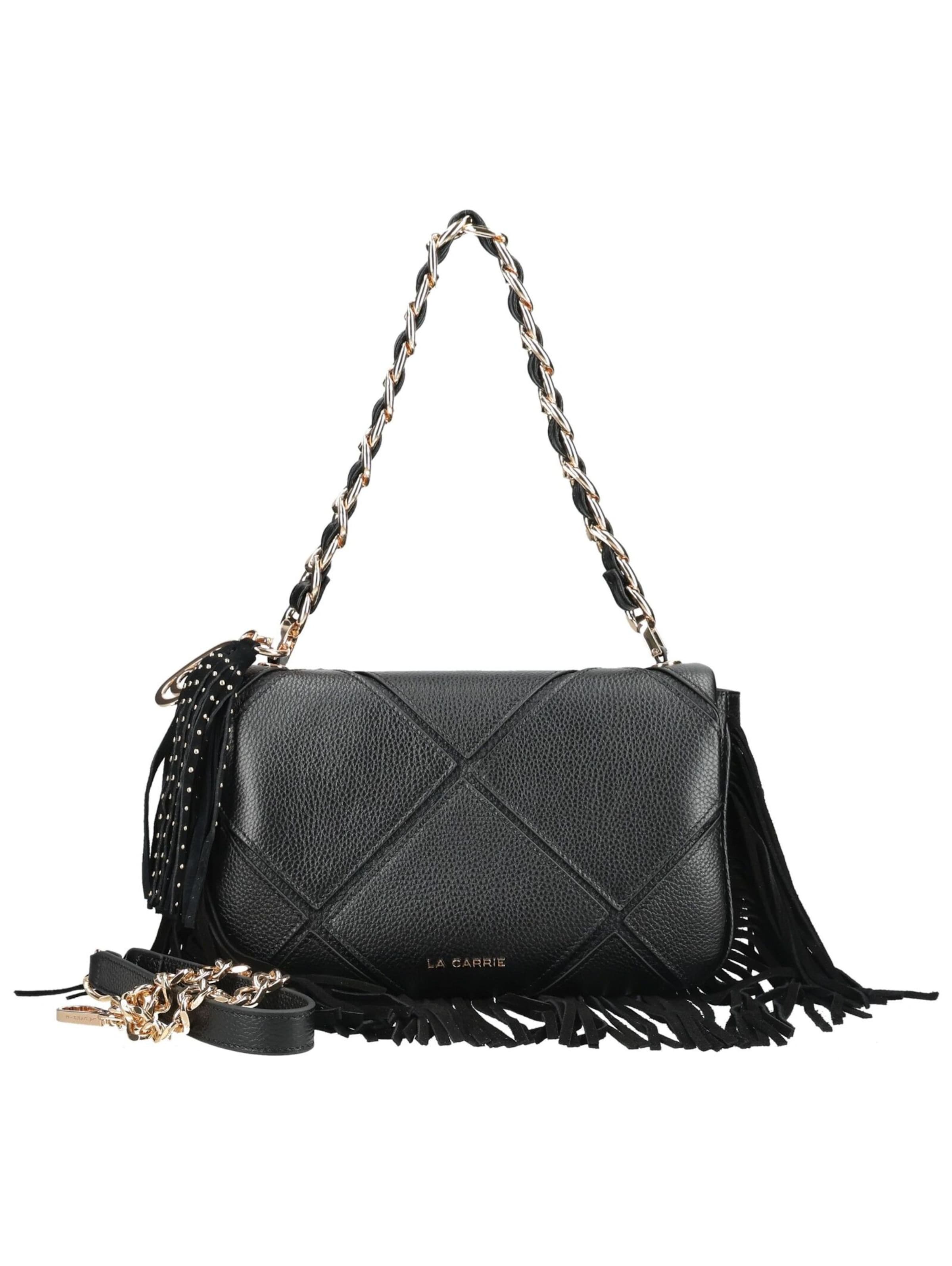 Sac à bandoulière La Carrie en noir : devant