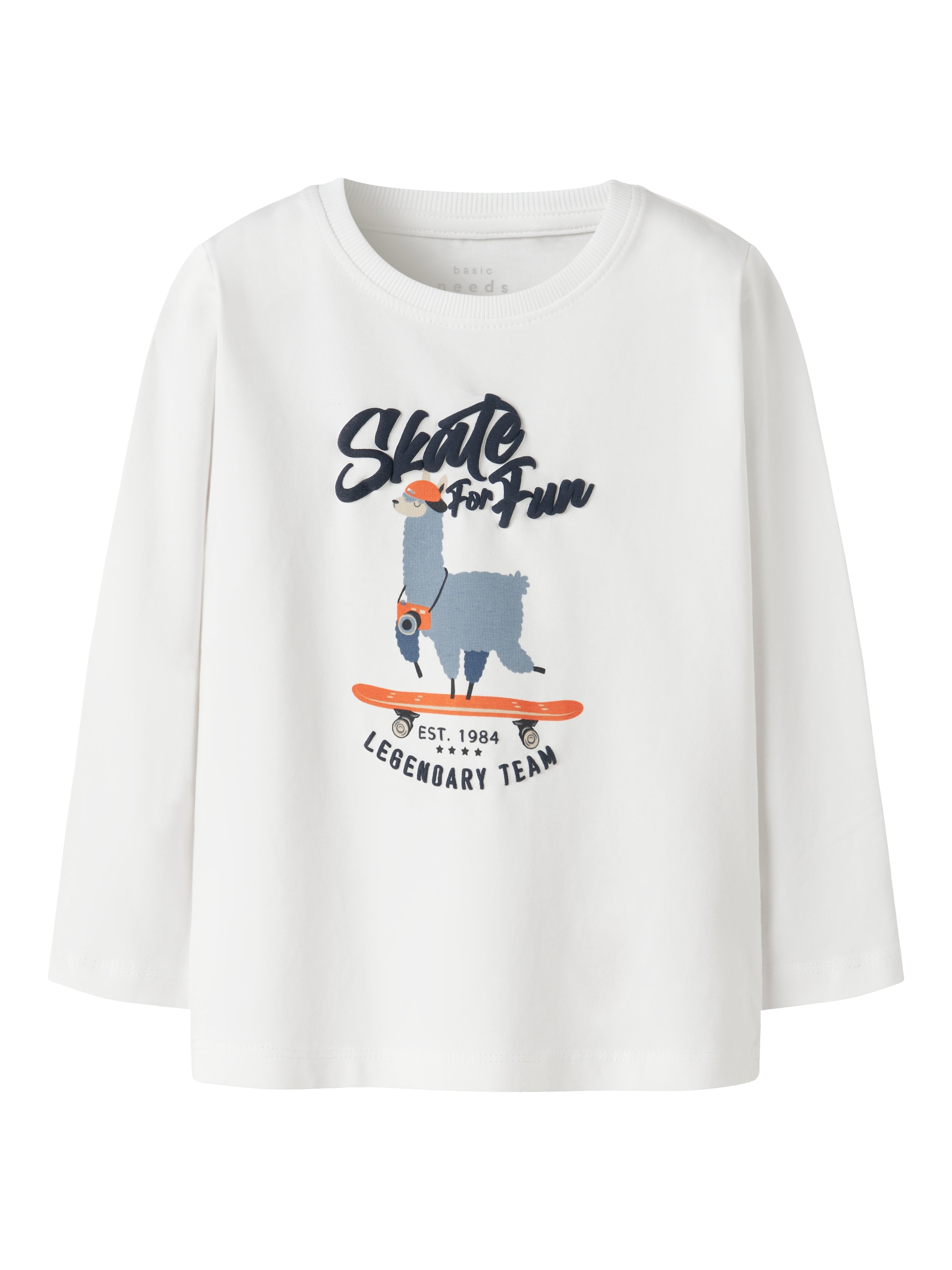 NAME IT T-shirt 'NMMVUX' i vit: framsida