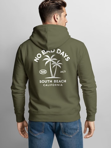Neverless Sweatshirt 'No Bad Days' in Green