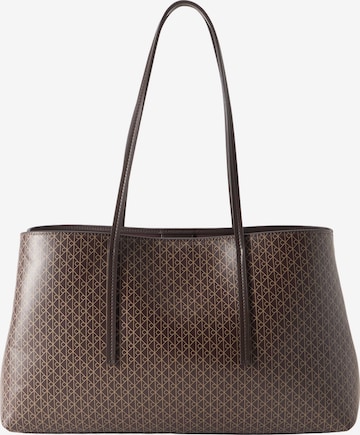Calvin Klein - Bolso de hombro en marrón: frente