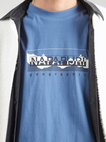 NAPAPIJRI T-Shirt 'SICE' in Blau