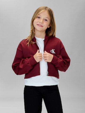 Calvin Klein Jeans Between-season jacket in Red: front