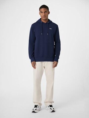 FILA Sweatshirt 'LUMEZZANE hoodie' in Blauw