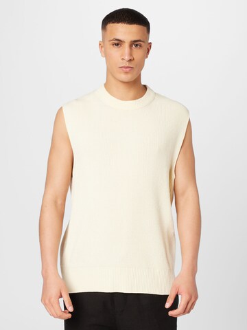 NORSE PROJECTS - Camiseta sin mangas 'Manfred' en beige: frente