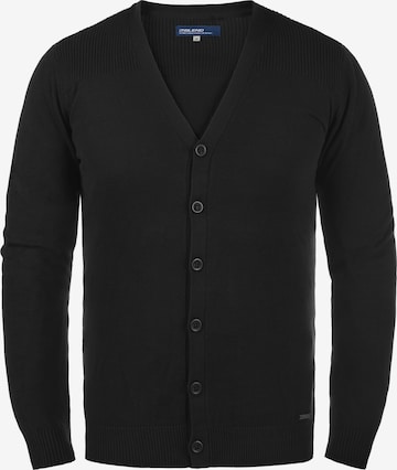 BLEND Knit Cardigan 'Caden' in Black: front