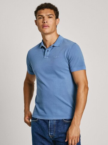 Pepe Jeans T-shirt 'New Oliver' i blå: framsida