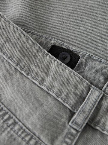 LMTD Wide Leg Jeans 'NLFBett' in Grau