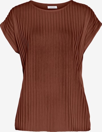 LASCANA Shirt in Brown: front