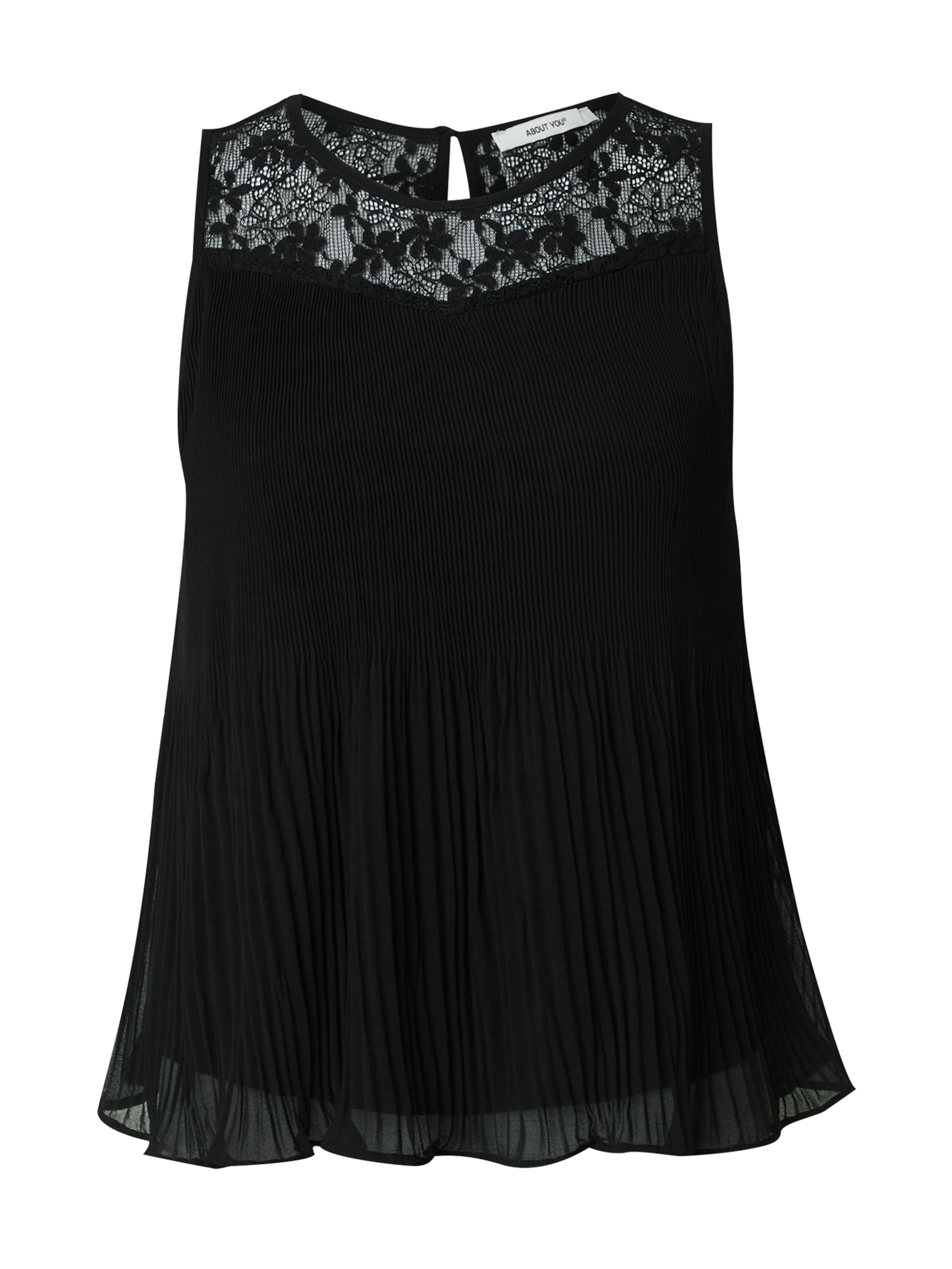 ABOUT YOU Τοπ 'Sybille' σε μαύρο: μπροστά