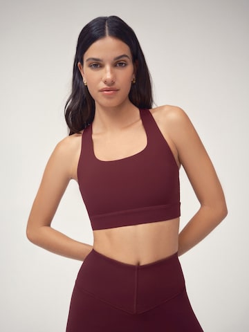 Osia Top in Red: front
