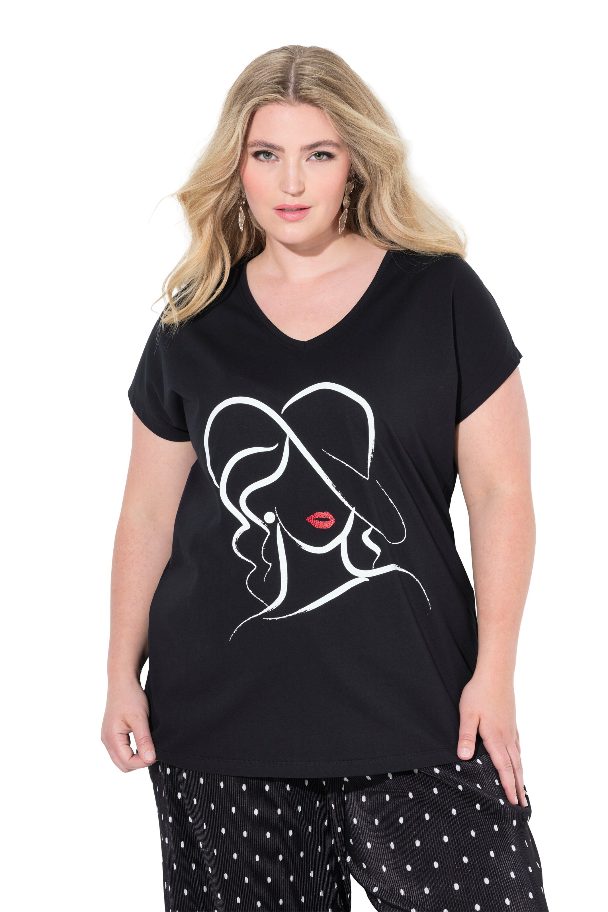 MIAMODA Shirt in Zwart: voorkant