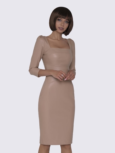 Anushka Sheath Dress in Dark beige, Item view
