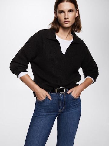 Pull-over 'Carlos' MANGO en noir : devant