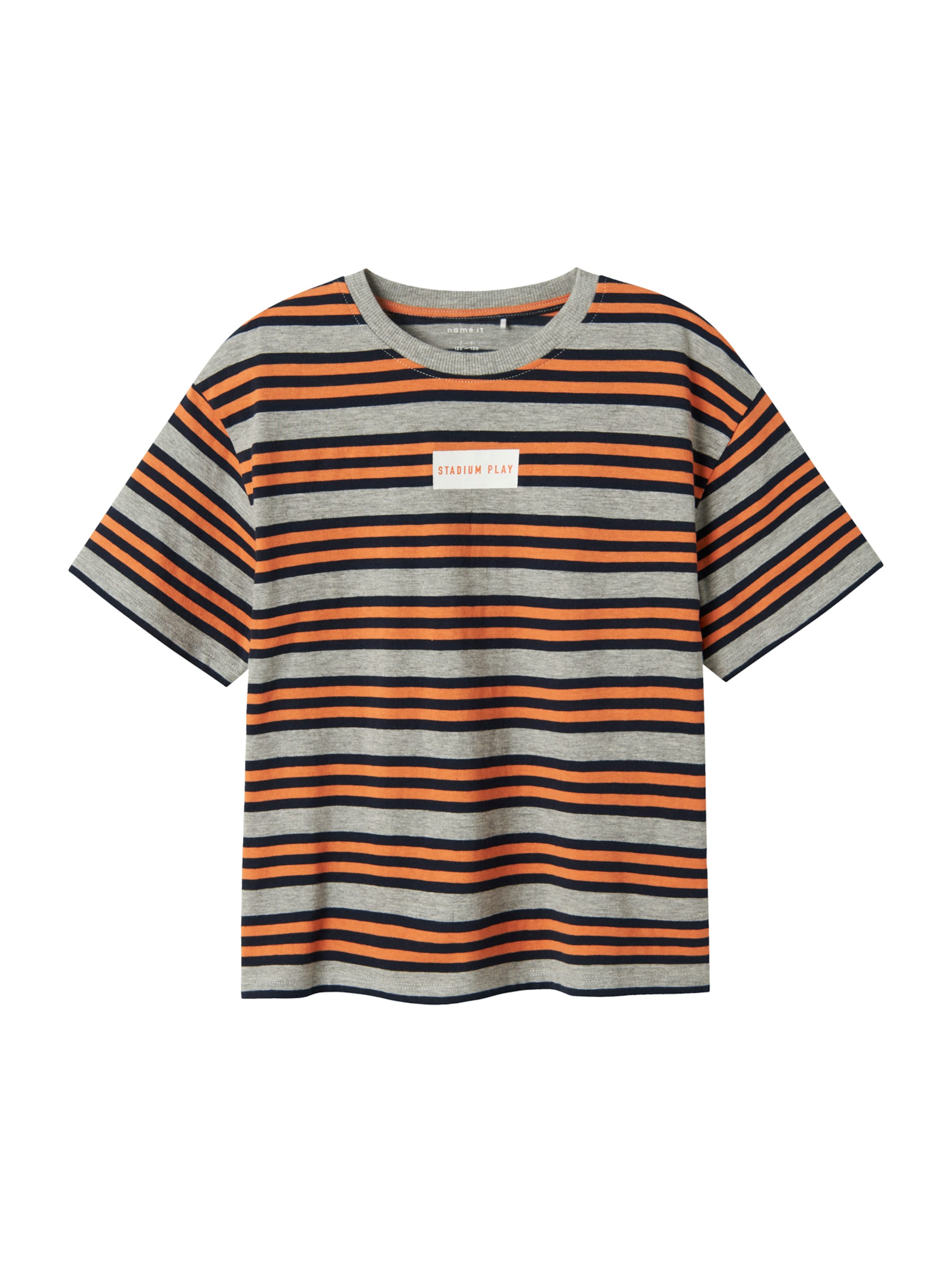 NAME IT Shirts 'NKMLESLIE' i grå: forside