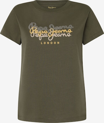 Pepe Jeans Тениска 'GALEY' в зелено: отпред