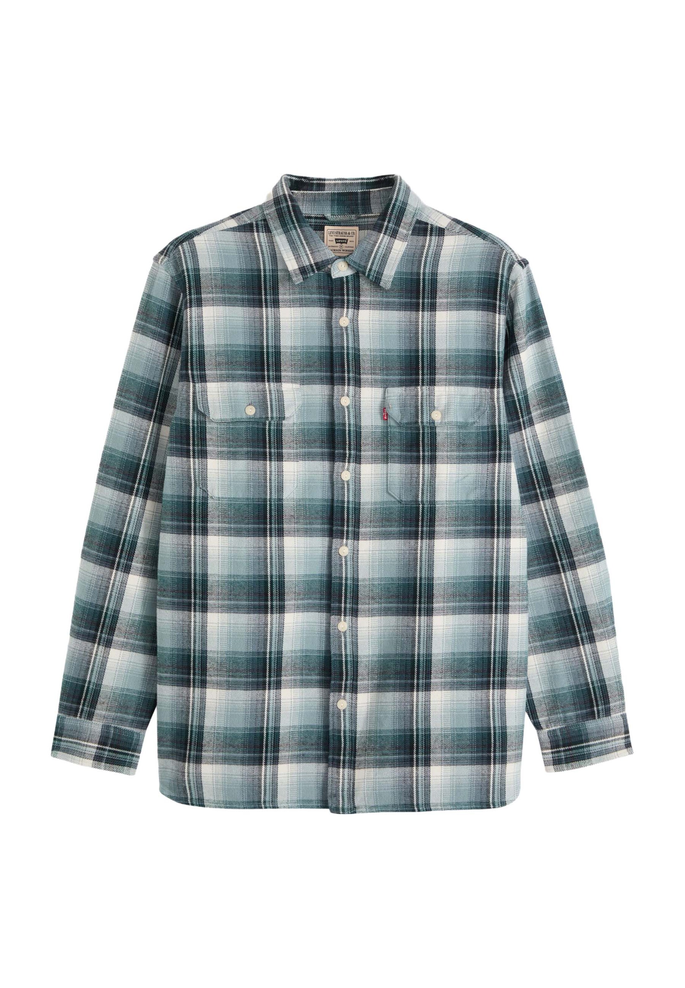 LEVI'S ® Klasický střih Košile 'JACKSONWORKER' – zelená: přední strana