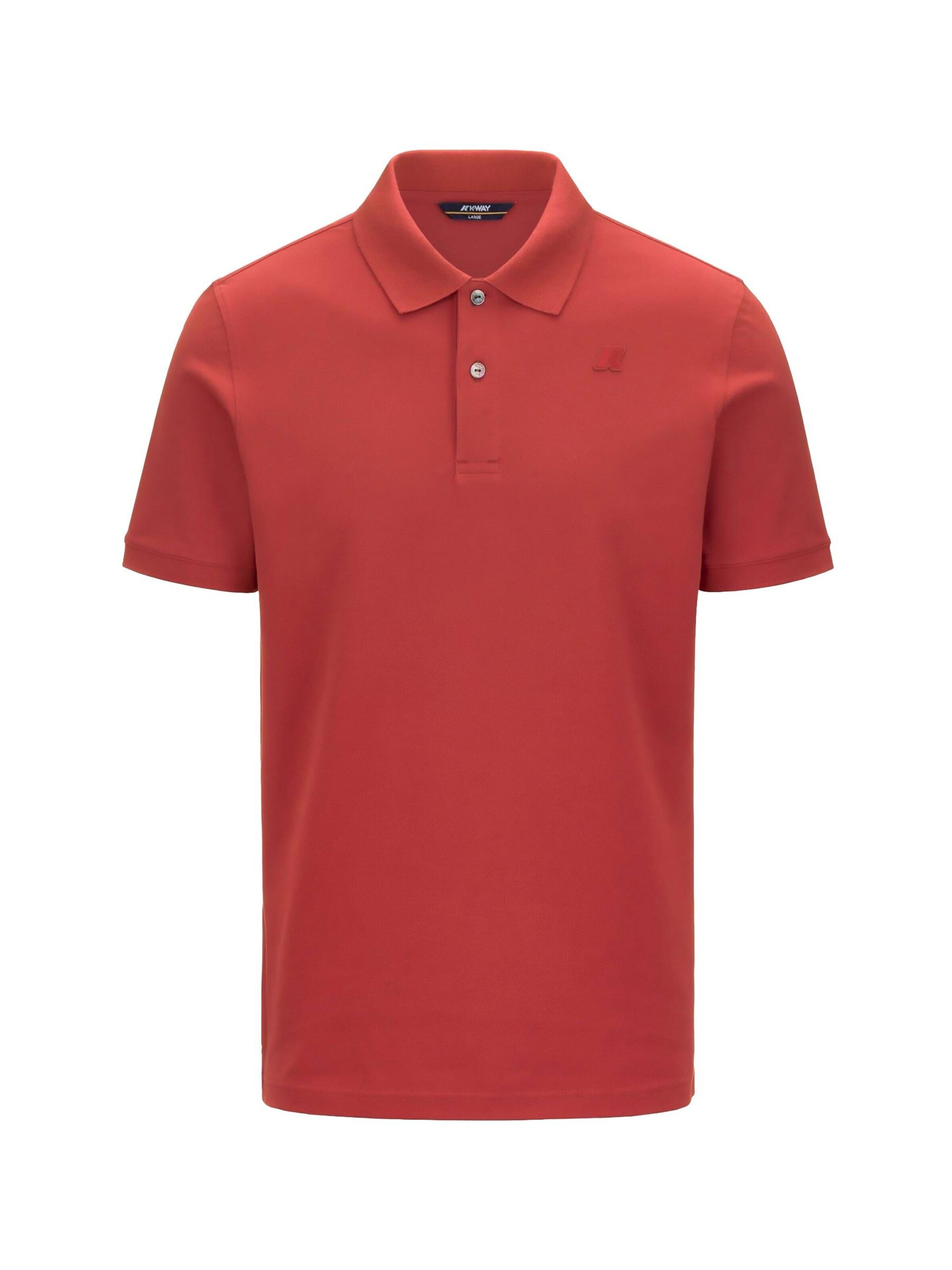 Maglietta 'K-WAY AMEDEE PIQUE SLIM T-Shirt e Polo' di K-Way in rosso: frontale