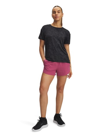 UNDER ARMOUR Regular Workout Pants 'Flex' in Red: front
