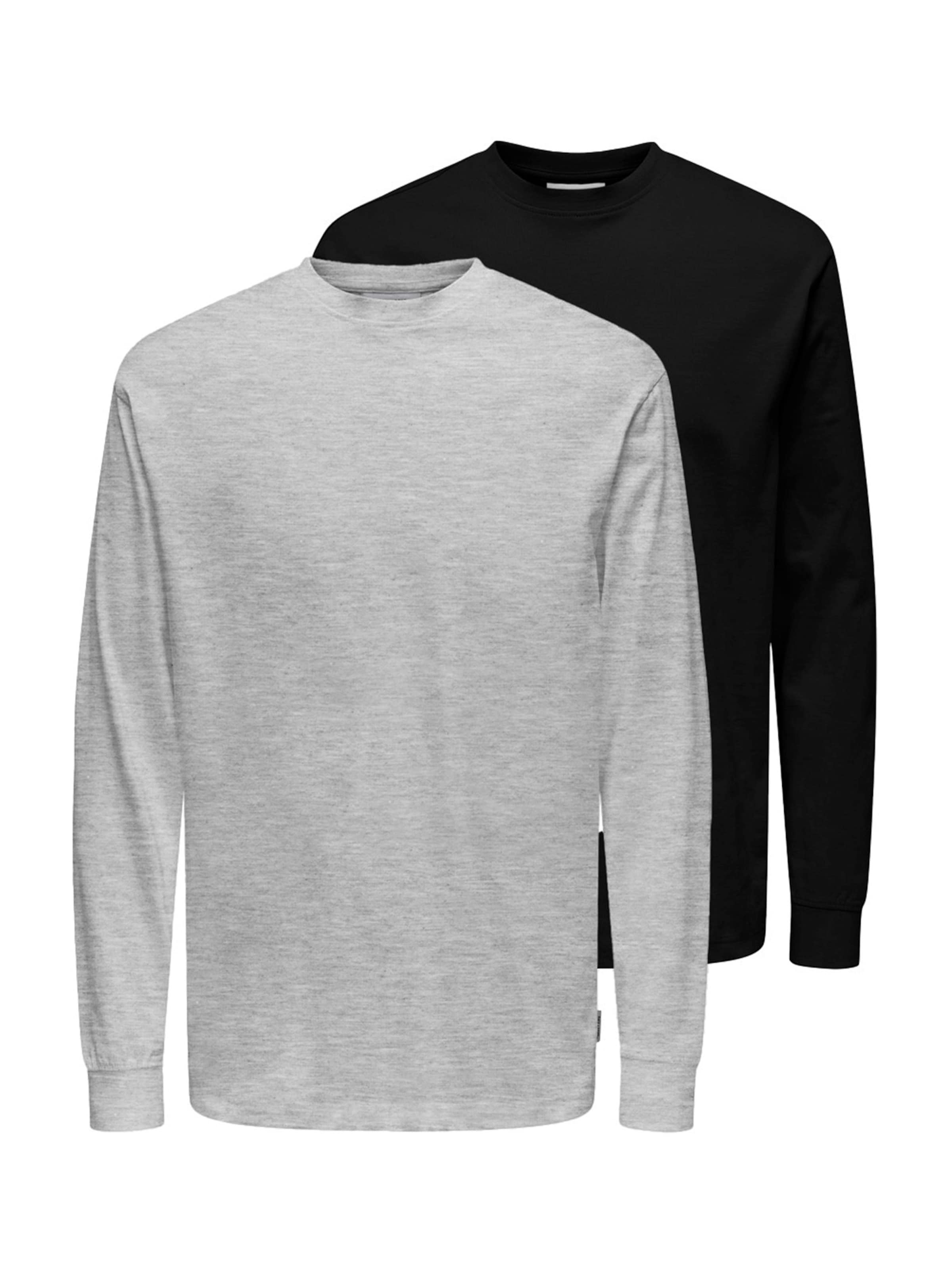 Only & Sons Shirt 'ONSJEFF' in Grey: front