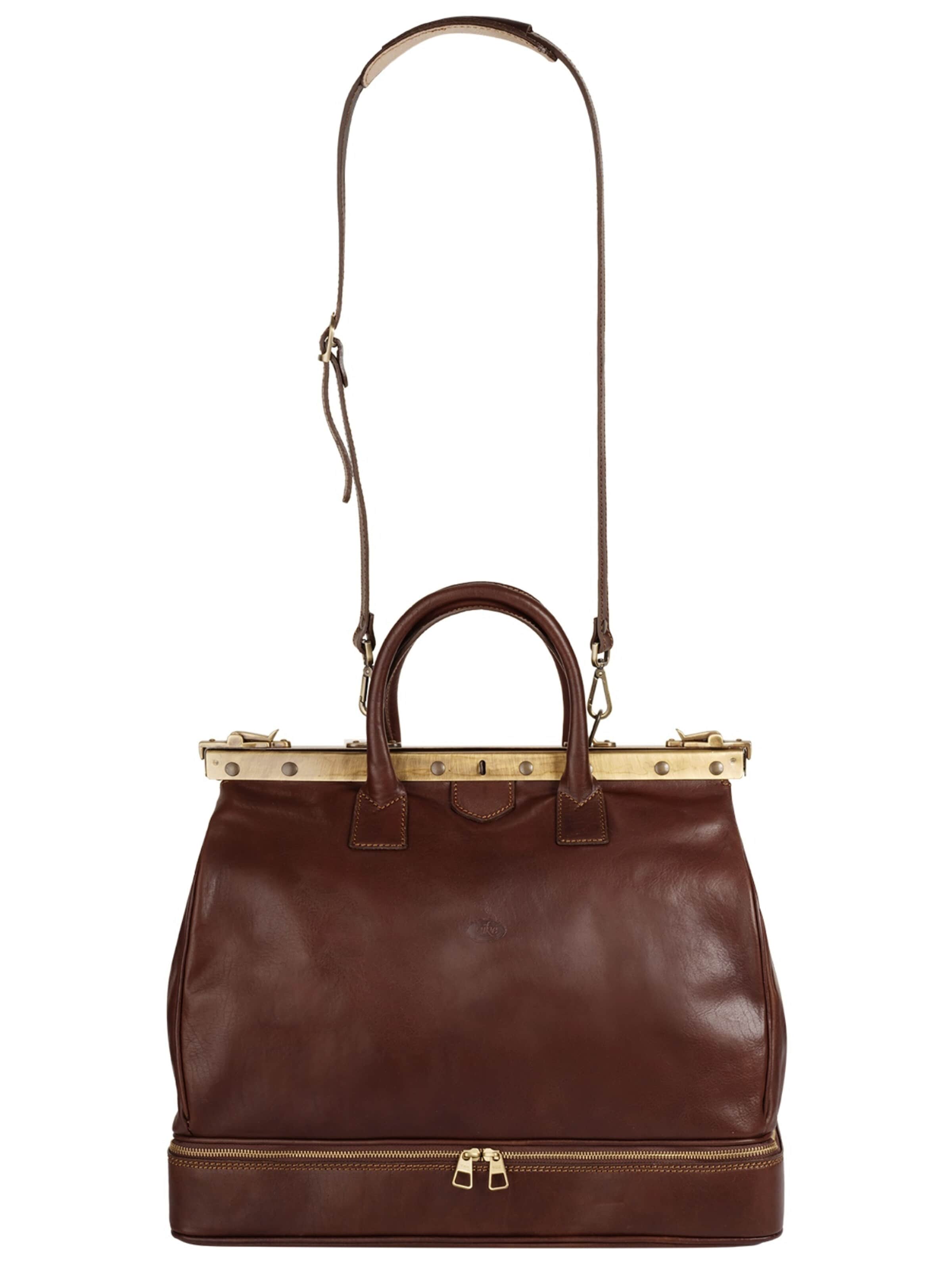 Sac de voyage piké en marron