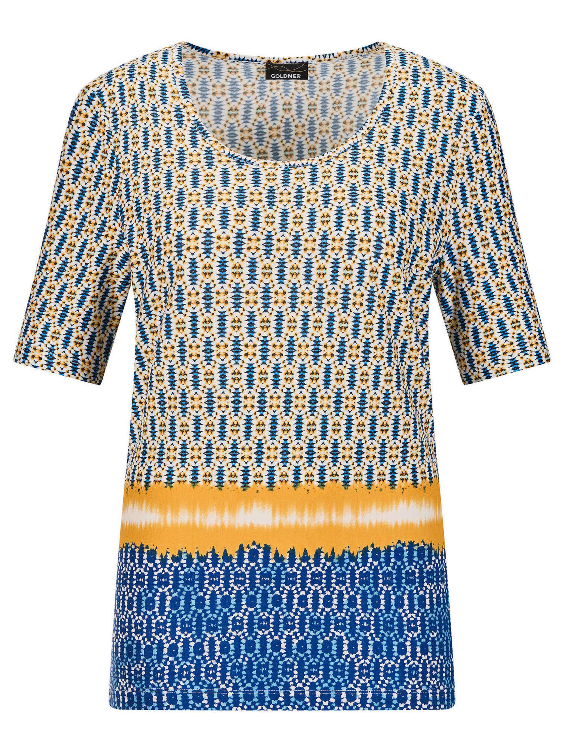 T-shirt Goldner en bleu : devant