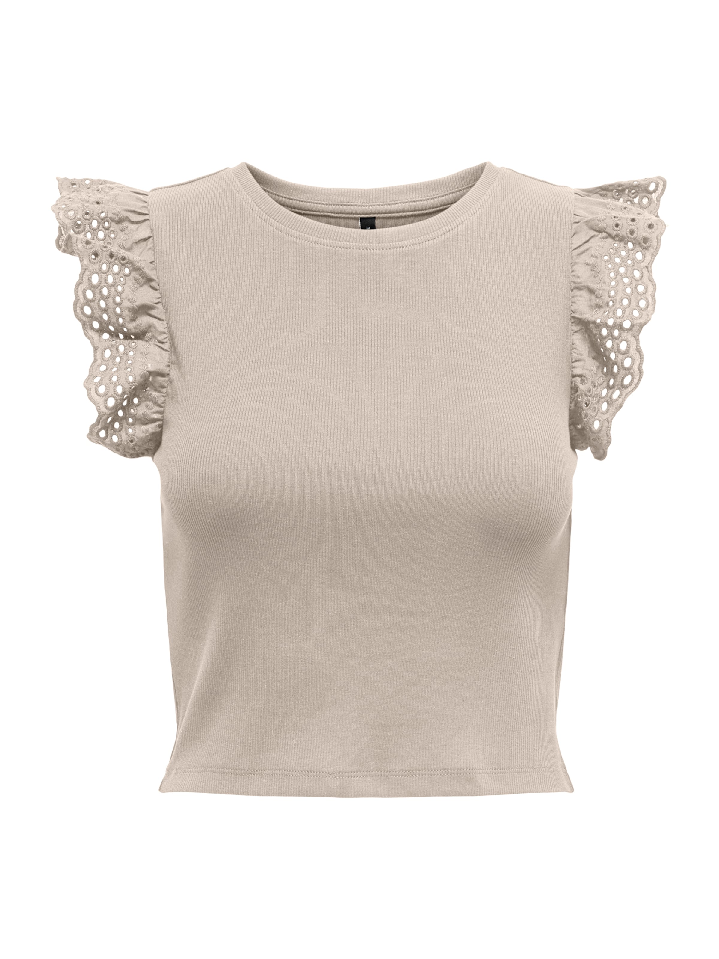 ONLY Top 'ONLMATHILDA' in Grijs: voorkant