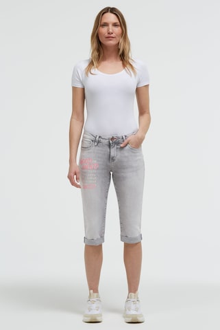 Soccx Regular Jeans in Grey: front