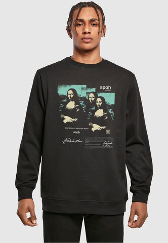Merchcode Sweatshirt 'APOH - Da Vinci Triple' in Schwarz: predná strana