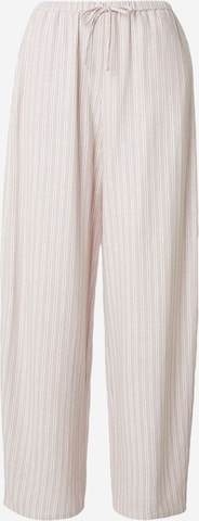 EDITED Wide leg Trousers 'Valerie' in Pink: front