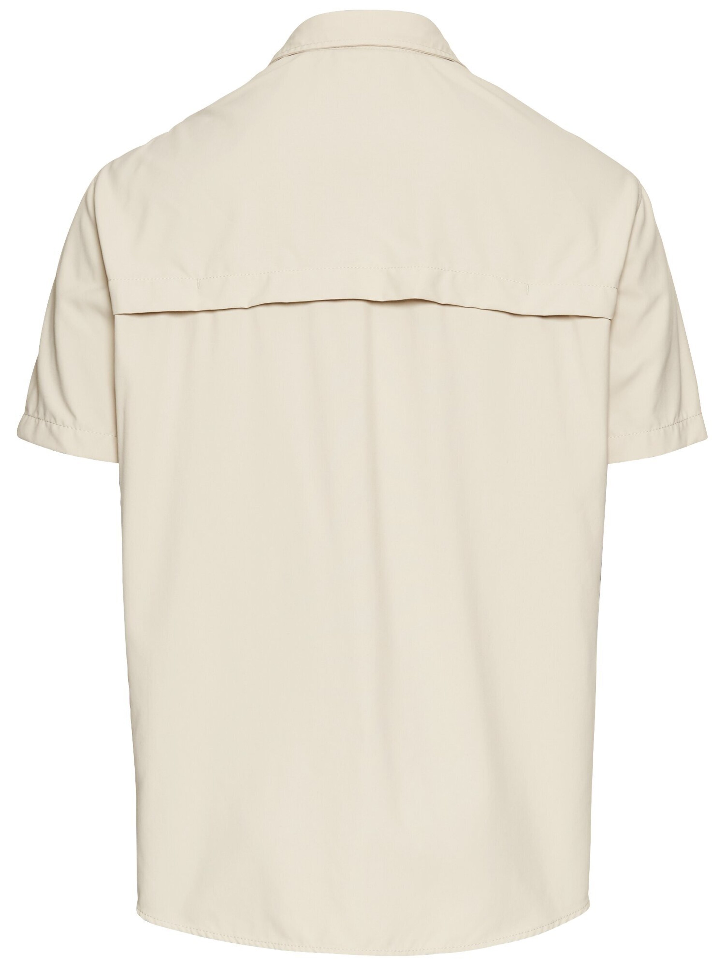 CAMEL ACTIVE Regular Fit Kurzarmhemd mit Cooling Effekt in Beige