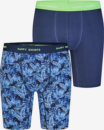 Boxers ' Jersey ' Happy Shorts en bleu : devant