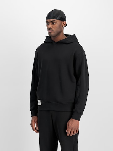 ALPHA INDUSTRIES - Pullover 'Studio Edition' em preto: frente