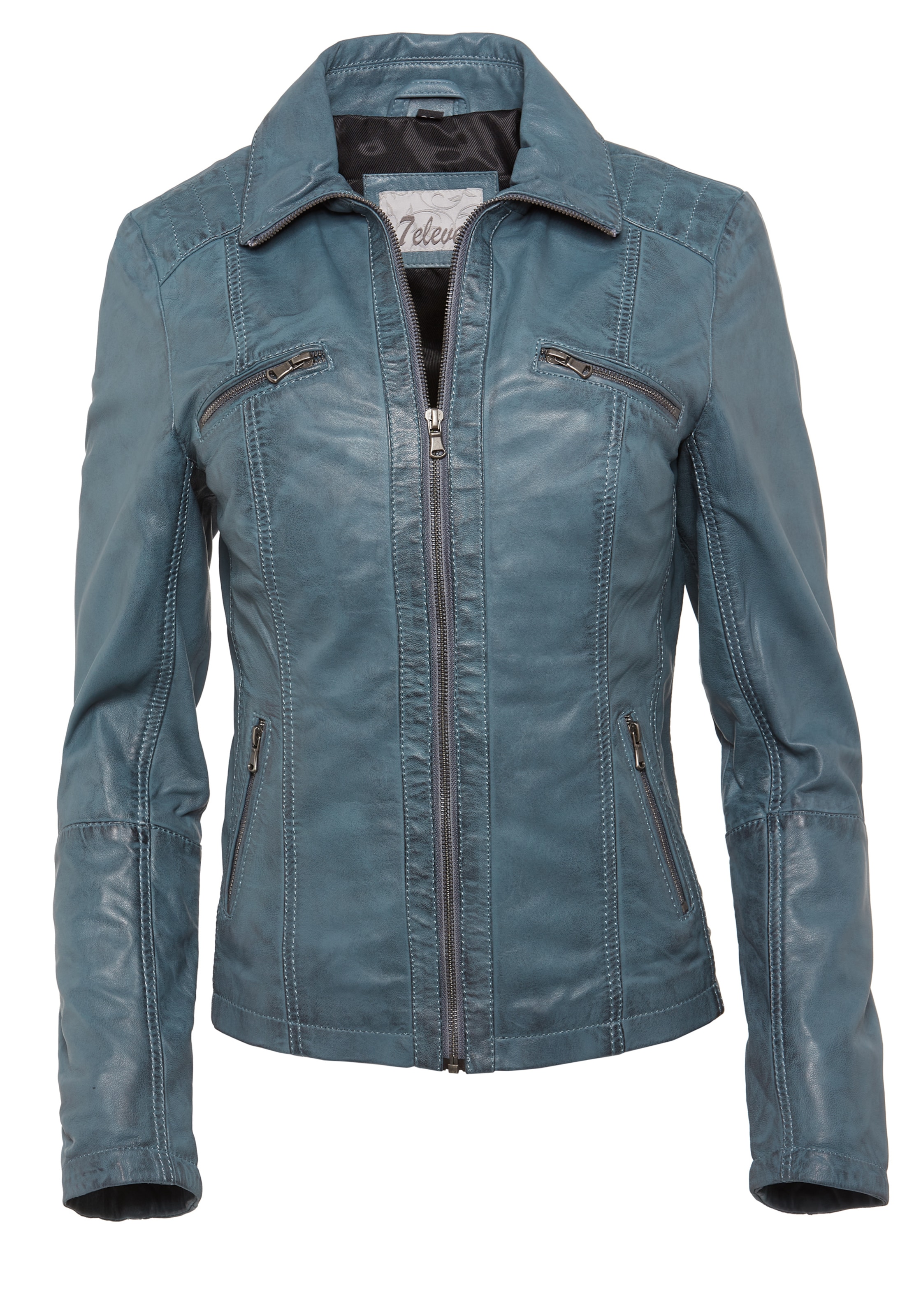 7ELEVEN Tussenjas 'SEVinca' in Grijs: voorkant