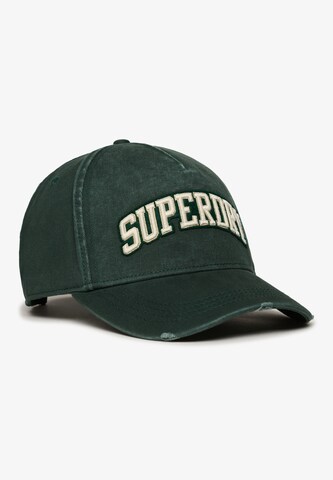 Superdry Cap 'Varsity' in Green