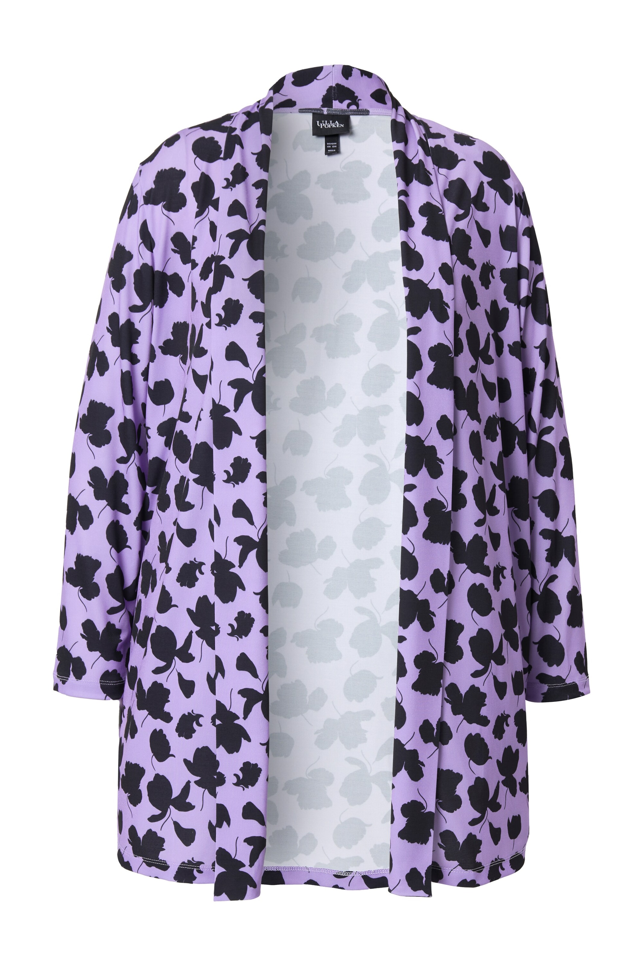 Ulla Popken Tussenjas in Lila: voorkant