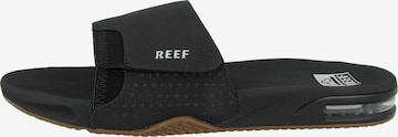 REEF Beach & Pool Shoes 'Fanning' in Black