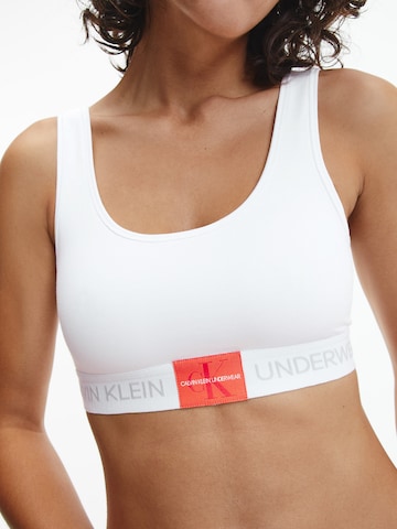 Bustier Soutien-gorge Calvin Klein Underwear en blanc
