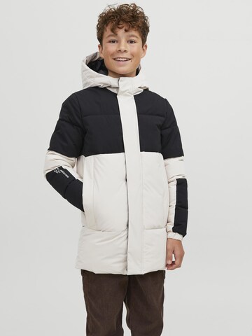 Jack & Jones Junior Functionele jas in Grijs: voorkant