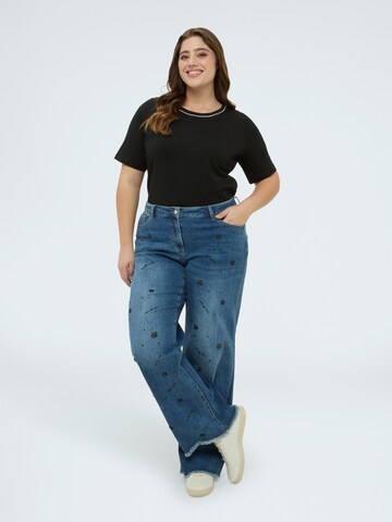 T-shirt Fiorella Rubino en noir