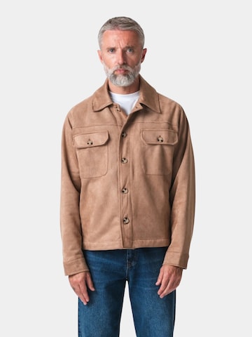 TeeShoppen Between-Season Jacket 'Callum' in Beige: front